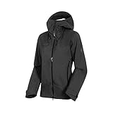 Mammut Damen Hardshell-Jacke mit Kapuze Kento Hooded, schwarz, M