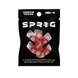Sprig Kabel-Managementgerät, 6,35 mm (1/4 Zoll) - 20, 6er-Pack (rot)