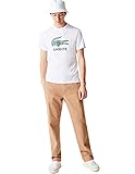 Lacoste Herren TH0063 T-Shirt, Blanc, XL
