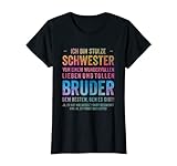 Lustige Geburtstag Geschenke Geschwister - Schwester Bruder T-S