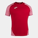 Joma Herren Essential Ii Equip T-Shirts M/C, Rot/Weiß, L