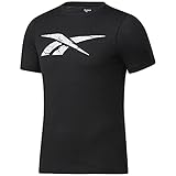 Reebok Herren Elevated Vector Tee, Black, GT5710, Gr. XXL