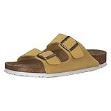 Birkenstock Damen Arizona SFB Cuir Suede Ocre Sandale, 39 EU