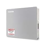 Toshiba Canvio Flex, 2 TB, Portable Externe Festplatte für Mac-Computer, Windows-PCs und Tablets, USB 3.2. Gen 1, inkl. USB-C®- und USB-A-Kabel, Silber (HDTX120ESCAA)