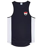 Nation Irak Trikot Tank Top Athletic Sport Gym ATH BR-SC (XL)