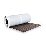 BMD 3D Kaminanschlussband Wandanschlussband 300 mm x 5 m (braun RAL 8017) Kaminanschluss Wandanschluss Kaminband Aluflex D