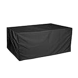 Abdeckung FüR GartenmöBel Wasserdicht 100x100x75cm-Schwarz SchutzhüLle GartenmöBel Multi GrößE 600d Oxford Gewebe Trunk Terrasse GartenmöBel Abdeckungen FüR GartenmöBel Sets Tische Und StüH
