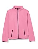 Playshoes Mädchen Fleece-jacke Farbig Abgesetzt Jacke, Pink, 98 EU