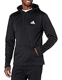 adidas Men's Standard Game & Go Hoodie, Black/Black, M