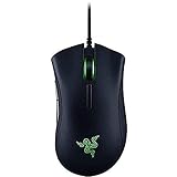 Razer DeathAdder Elite Gaming Mouse - Schwarz: 16.000 DPI optischer Sensor - Chroma RGB Beleuchtung - 7 programmierbare Tasten - Mechanische Schalter - Ergonomische Seiteng