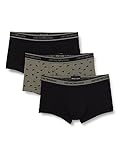 Emporio Armani Underwear Mens Core Logoband Trunks, Blac/Pr.Beaver/Black, M (3er Pack)