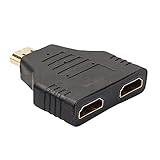 1080P Stecker auf 2 Buchse Adapter 1 In 2 Out Splitter Kabel HDMI-kompatibler Split Screen Y Adapter für HD LED LCD TV Projek