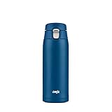 Emsa N21509 Travel Mug Light Thermo-/Isolierbecher aus Edelstahl | 0,4 Liter | 8h heiß | 16h kalt | BPA-Frei | 100% dicht | auslaufsicher | spülmaschinengeeignet | Klappverschlussystem | B