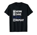 Work Save Dive Repeat. Tauchen Taucher Meer Schnorcheln T-S