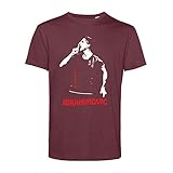 Art T-Shirt, Zlatan Ibrahimovic, Herren, freddie-ts-man-bur-xxl, Rot, freddie-ts-man-bur-xxl XXL