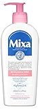 Mixa Beruhigende Bodylotion, für trockene, empfindliche Haut, mit pflegender Hafermilch, ohne Parabene, frei von Farbstoffen und Parfüm (1 x 250 ml)