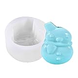 3D Kerzenform Silikonform Silikon Fondant Form, DIY Silikon Kerzen Gießform, Handgemachte Silikonformen Schokolade Kuchen Dekorieren Formen Seifenform Für Herstellung Von Kerzen Aromasteinen S