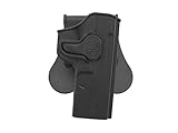 Amomax Airsoft Paddle Hartschalen- Holster für Cyma cm.127 AEP Serie, schwarz [AM-C127]