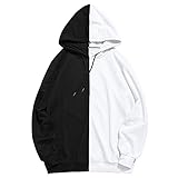 koperras Herren Kapuzenpullover Basic Pullover Patchwork Farbblock Sweatshirt Jogging Training Slim fit Sweatshirtjacke Fitness Herbst Winter Langarm Hoodie Top