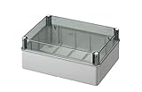 Wandverteiler IP56 mit transparentem Deckel 300 x 220 x 120 cm - Elektrokanale Serie Civili EC420C8