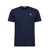 le coq Sportif ESS Tee SS N°2 M T-Shirts & Poloshirts Hommes Blau/Marine - L - T-S