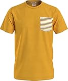 Tommy Hilfiger Top für Herren Tjm Contrast Pocket DM0DM13122C87 Gelb ZFW Prairie Yellow, Prairie Gelb, XL