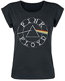 Pink Floyd Logo Circle Frauen T-Shirt schwarz M 100% Baumwolle Band-Merch, B