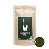 Bio Gerstengrassaft Pulver | zertifizierte Spitzenqualität 100% löslich Basenpulver | Barley Grass Juice Powder | rawster (200g)
