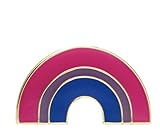 BI Bisexueller Pride Regenbogen-Flagge Brosche Pin Badg