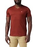 Levi's Herren Original Hm Vneck T-Shirt, Reds, S