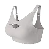 Damen Sport BH Spitzen BH Frauen Bustier Racerback Lace Bra für Yoga Sports BH Bra Top Größe Yoga Schlaf Push Up BH Unterw