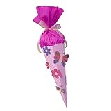 Schultüte Bastelset Schmetterling Blume - Zuckertüte - aus 3D Wellpappe, 68