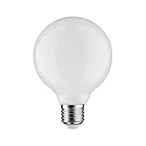 Paulmann 50396 LED Lampe Filament G95 Globe Smart Home Zigbee Tunable White 7W dimmbar Leuchtmittel Opal Goldlicht bis TageslichtweißŸ 2200-6500K E27