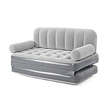 Bestway Luftsofa, zum Luftbett wandelbar, 188 x 152 x 64 cm, mit externer Elektropump