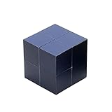 shiyi Kreativer Ring-und Puzzle-Schmuckkasten,Ringkasten rotierende Schmuck-Geschenkbox,Zwei Öffnungsmethoden (Color : Blue)