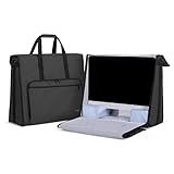 Damero Tragetasche Kompatibel mit Apple iMac 27', Tragetasche Kompatibel mit Apple iMac 27' und anderem Zubehör, Schw
