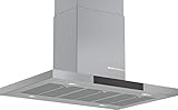 Bosch DIB97JP50 Serie 6 Inselhaube / A / 90 cm / Edelstahl / wahlweise Umluft- oder Abluftbetrieb / DirectSelect Bedienung / Silence / Intensivstufe / Metallfettfilter (spülmaschinengeeignet)