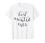 Best Auntie Ever T-Shirt Women's Funny Humor G