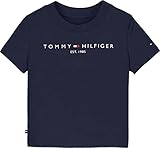 Tommy Hilfiger Baby-Jungen Essential Tee S/S Hemd, Marineblau (Twilight Navy), 6 M