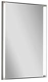 FACKELMANN Spiegel LED-LINE/Wandspiegelelement mit LED-Beleuchtung/Maße (B x H x T): ca. 43 x 67 x 4 cm/hochwertiger Badspiegel/moderner Badezimmerspiegel/Breite 45