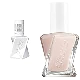 Essie gel couture Top Coat, Schutz und Gel-Finish ohne UV/LED Licht, Transparent, 13,5 ml & langanhaltender Nagellack mit glänzendem Finish, Gel Couture, Farbe: Nr. 40 fairy taylor, Nude, 1 x 13,5