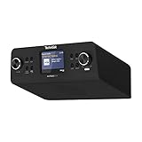 TechniSat DIGITRADIO 21 IR - Unterbaufähiges DAB+/UKW/Internet-Küchenradio (Bluetooth, 2 W Mono-Lautsprecher, 2,8' Farbdisplay, Uhr mit Wecker) schw