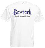 Rostock Herren T-Shirt You`ll Never Walk Alone Ultras S