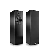 Nubert nuBox 483 Standlautsprecherpaar | Lautsprecher für Stereo & Musikgenuss | Heimkino & HiFi Qualität auf hohem Niveau | passive Standboxen mit 2 Wegen | kompakte Standboxen Schwarz | 2 Stück