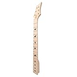 Holz Gitarrenhals, E-Gitarrenhals, Gitarrenhals, Ahornholz Griffbrett 22 Bund Gitarrenhals für E-Gitarrenteile E