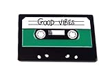 Naehgedoens.de Pin Old School Kassette | Tape | Good Vibes | Grün Schw