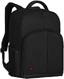 WENGER Link 16 Laptop-Rucksack, Notebook bis 16 Zoll, Tablet bis 10 Zoll, 21 l, Damen Herren, Business Uni Schule Reisen, Schw