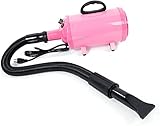 BDRSRX Hundekatze Haustier Einbrüche Blow Food Trockner Schnellzug Haartrockner Warm Wind 2800W Tragbar (Farbe: Rosa) (Color : Pink)