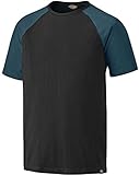 Dickies Herren Temp Iq Two-Tone T-Shirt, Black/Petrol, XL