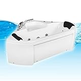 AcquaVapore Whirlpool Pool Badewanne Eckwanne Wanne W02 135x135cm mit Farblichtherap